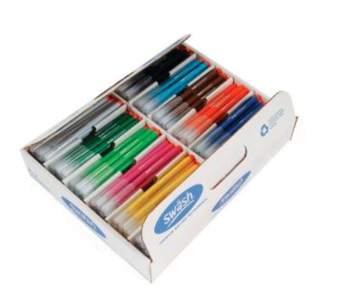 Swash KOMFIGRIP Colouring Pen Fine Tip Assorted 